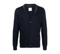 Valentino Garavani - Cardigan Rockstud Untitled - - Knitwear - Uomo - Blu - L