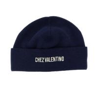 Valentino Garavani, ,Accessories ,Uomo ,Blu ,ONE SIZE Berretto a coste