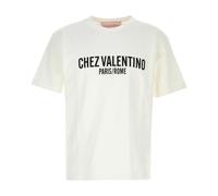 Valentino Garavani - Chez Valentino Print T-Shirt - - Tops - Uomo - Bianco - M