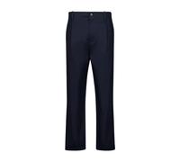 Valentino Garavani - Chinos in Cotone Blu Navy con Dettaglio a Pieghe - - Trousers - Uomo - Blu - M