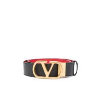 Valentino Garavani - Cintura con fibbia logo - - Accessories - Donna - Nero - 75 CM