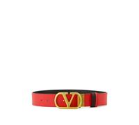 Valentino Garavani - Cintura Reversibile H 40 - - Accessories - Donna - Rosso - 85 CM