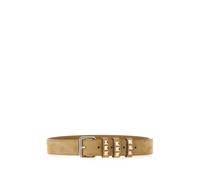 Valentino Garavani - Cintura Rockstud in Camoscio - - Accessories - Donna - Beige - 80 CM