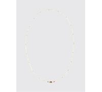 VALENTINO GARAVANI Collana girocollo in ottone con perle e VLogo OS Oro