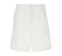 Valentino Garavani - Cotton Blend Bermuda Shorts - - Shorts - Uomo - Bianco - M
