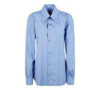 Valentino Garavani - Cotton Poplin Shirt - - Shirts - Uomo - Blu - M