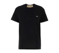 Valentino Garavani - Cotton T-shirt - - Tops - Donna - Nero - M