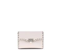 Valentino Garavani Cream Calf Leather Bos Taurus Shoulder Bag