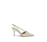 Valentino Garavani Cream Lamb Ovis Aries Aries High Heel Pumps - EU37.5/US7.5