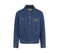 Valentino Garavani - Denim Jacket With VGold - - Jackets - Uomo - Blu - L