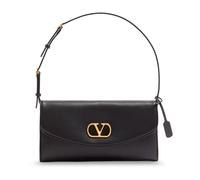Valentino Garavani - DeVain Small Nappa Shoulder Bag - - Bags - Donna - Nero - ONE SIZE