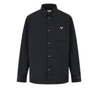 Valentino Garavani - Giacca overshirt in tessuto tecnico - - Jackets - Uomo - Nero - M