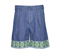 Valentino Garavani - Jacquard Hem Denim Bermuda Shorts - - Shorts - Uomo - Blu - M