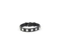 Valentino Garavani - Leather Bracelet - - Accessories - Uomo - Nero - ONE SIZE