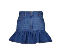 Valentino Garavani - Mini gonna in denim con orlo a volant - - Skirts - Donna - Blu - S