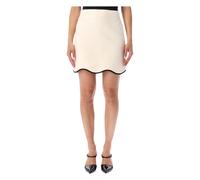 Valentino Garavani - Mini Gonna Ondine - - Skirts - Donna - Beige - S