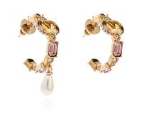 Valentino Garavani - Orecchini con Cristalli Scintillanti - - Accessories - Donna - Giallo - ONE SIZE