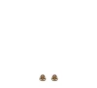 Valentino Garavani - Orecchini Ovalette Logo - - Accessories - Donna - Giallo - ONE SIZE