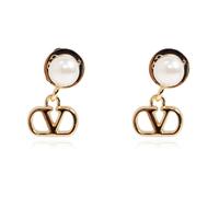Valentino Garavani - Orecchini VLogo Signature - - Accessories - Donna - Giallo - ONE SIZE
