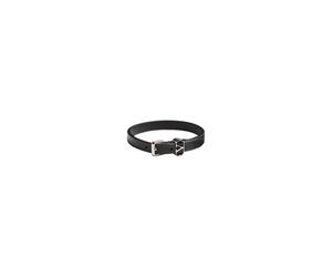 Valentino Garavani - Ovalette Calfskin Bracelet - - Accessories - Uomo - Nero - ONE SIZE