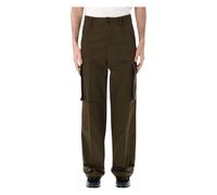 Valentino Garavani - Pantaloni Cargo in Gabardine di Cotone - - Trousers - Uomo - Verde - L
