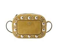 Valentino Garavani - Pochette Nellcôte in Camoscio Beige - - Bags - Donna - Beige - ONE SIZE