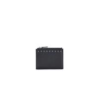 Valentino Garavani - Porta carte in pelle con borchie e tasca con zip - - Accessories - Uomo - Nero - ONE SIZE