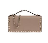 Valentino Garavani - Portafoglio a catena Rockstud - - Accessories - Donna - Beige - ONE SIZE