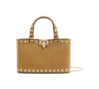 Valentino Garavani - Portafoglio Rockstud con Catena - - Bags - Donna - Beige - ONE SIZE