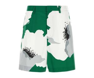 Valentino Garavani - Printed Cotton Bermuda Shorts - - Shorts - Uomo - Multicolore - L