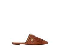 Valentino Garavani - Rockstud Fringe Leather Mules - - Shoes - Donna - Marrone - 36 EU