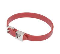 Valentino Garavani - Rockstud Leather Bracelet - - Accessories - Donna - Rosso - ONE SIZE