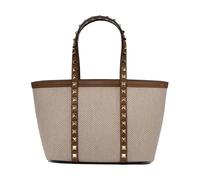 Valentino Garavani - Rockstud Small Shopping Bag - - Bags - Donna - Beige - ONE SIZE