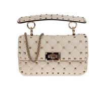 Valentino Garavani - Roman Stud The Handle Bag - - Bags - Donna - Beige - ONE SIZE