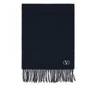 Valentino Garavani - Sciarpa con Frange - - Accessories - Uomo - Blu - ONE SIZE