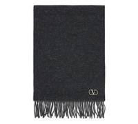 Valentino Garavani - Sciarpa con frange - - Accessories - Uomo - Grigio - ONE SIZE