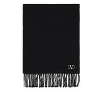 Valentino Garavani - Sciarpa con frange decorative - - Accessories - Uomo - Nero - ONE SIZE