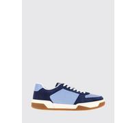 VALENTINO GARAVANI Sneakers basse Sparry bicolore in pelle e suede con VLogo 44 Blue