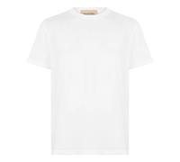 Valentino Garavani - T-shirt in cotone con logo - - Tops - Uomo - Bianco - M