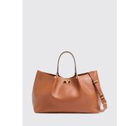 VALENTINO GARAVANI Tote VLogo Signature grande in pelle liscia con borchie OS Marrone
