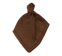 Valentino Garavani - Toute La V Wool and Silk Shawl - - Accessories - Donna - Marrone - ONE SIZE