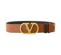 Valentino Garavani - VLogo Signature Reversible Belt - - Accessories - Donna - Marrone - 80 CM