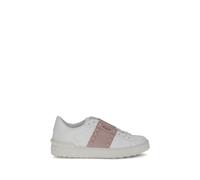 Valentino Garavani White Calf Leather Bos Taurus Low Top Sneakers - EU36.5/US6.5
