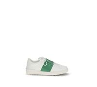 Valentino Garavani White Calf Leather Bos Taurus Low Top Sneakers - EU39.5/US6.5