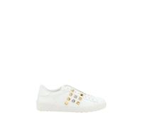 Valentino Garavani White Calf Leather Bos Taurus Low Top Sneakers - EU40/US7