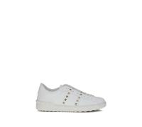 Valentino Garavani White Calf Leather Bos Taurus Low Top Sneakers - EU41.5/US8.5