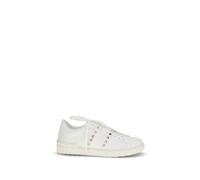 Valentino Garavani White Calf Leather Bos Taurus Low Top Sneakers - EU41/US8