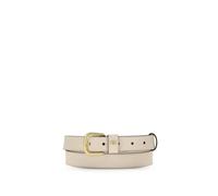 Valentino Garavani White Leather Regular Belt - 100 cm / 40 Inches