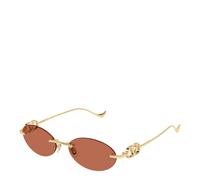 Valentino Donna Valentino VG0032S 002 Occhiali da sole Metallo Oro Marrone Geometrica