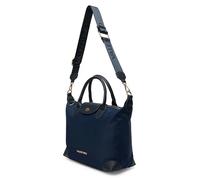 Valentino Jolly Re Flap Borsa Donna Tracolla Con Doppio Strap Blu In Pelle